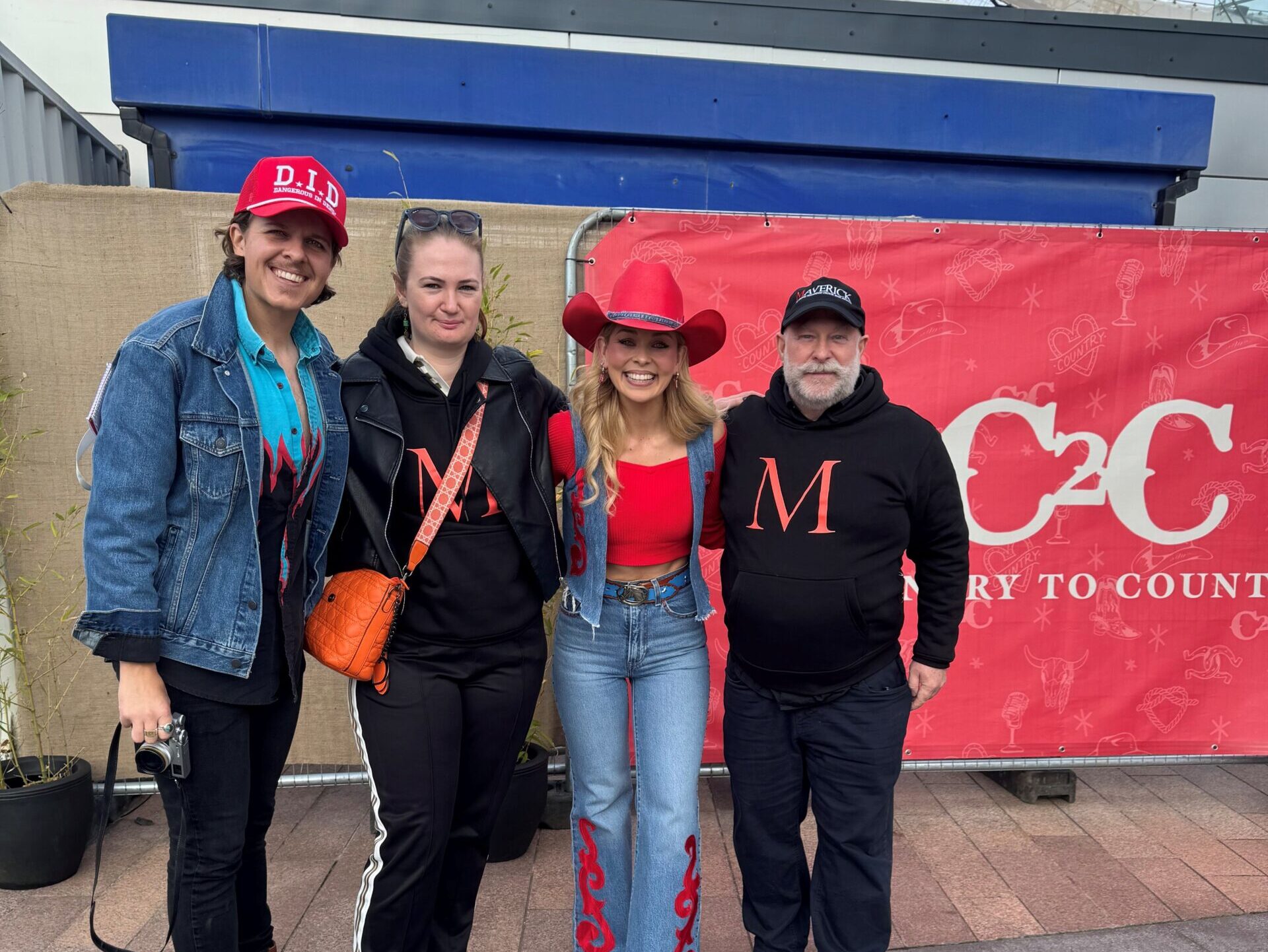 Max Jackson with Jeremy Minett and the Maverick team - Maverick Country