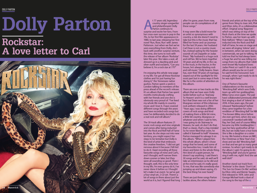 Dolly PArton - maverick-country.com